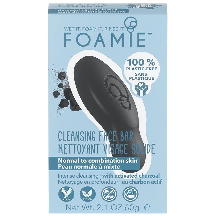 Foamie Charcoal Cleansing Face Bar  Sapun 60 g