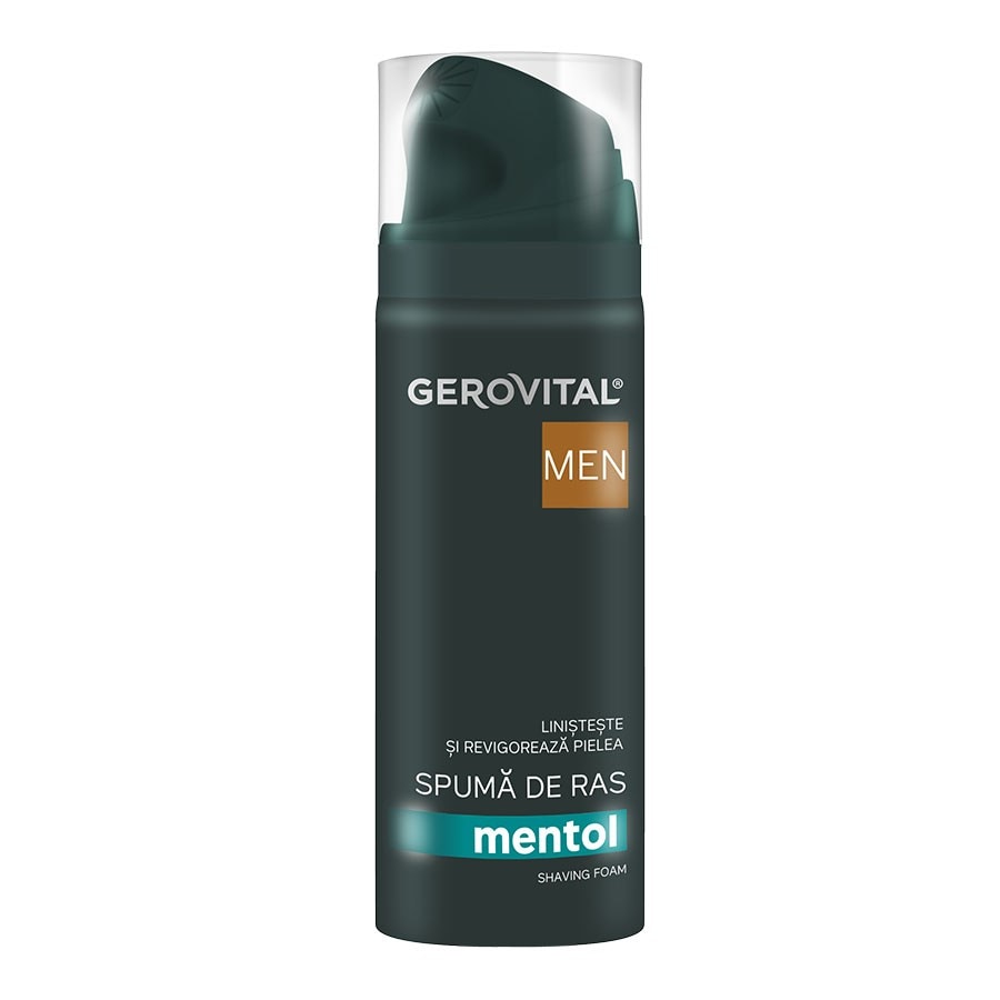 Gerovital Sgaving Foam Mentol  Spuma Ras 200 ml