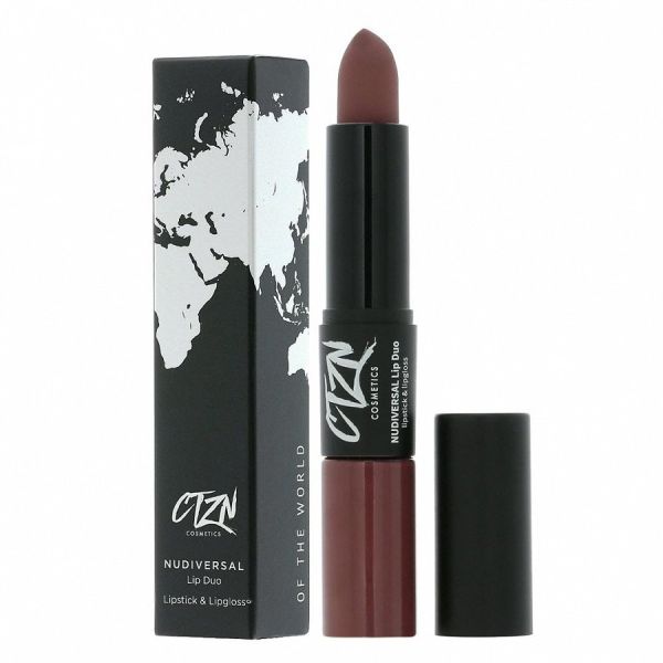 Ctzn Cosmetics Nudiversal Lip Dup Lipstick & Lipgloss New York City Ruj 1 Bucată