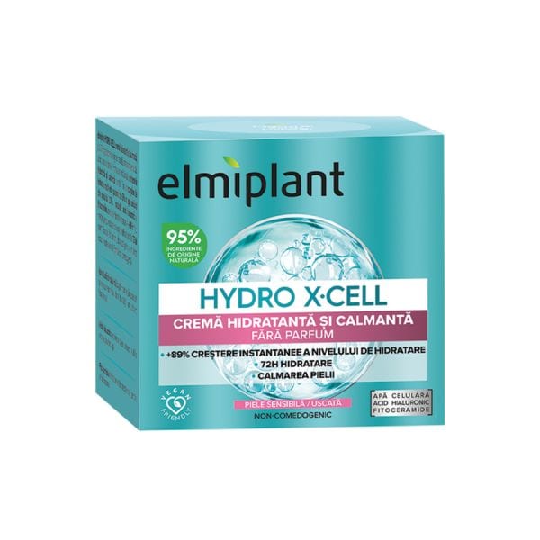 Elmiplant Hydro X-cell Moisturizing Cream  Crema Fata 50 ml