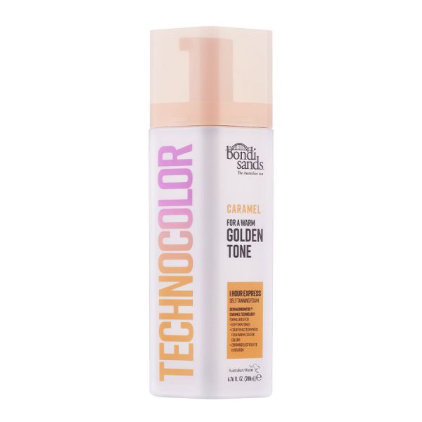 Bondi Sands Technocolor One Hour Express Self Tanning Foam Caramel  Spuma Autobronzanta 200 ml