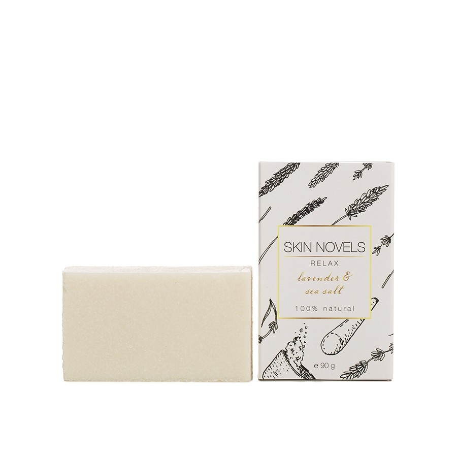 Skin Novels Sapun Natural Vegan Relax Lavender&Sea Salt  Sapun 90 g