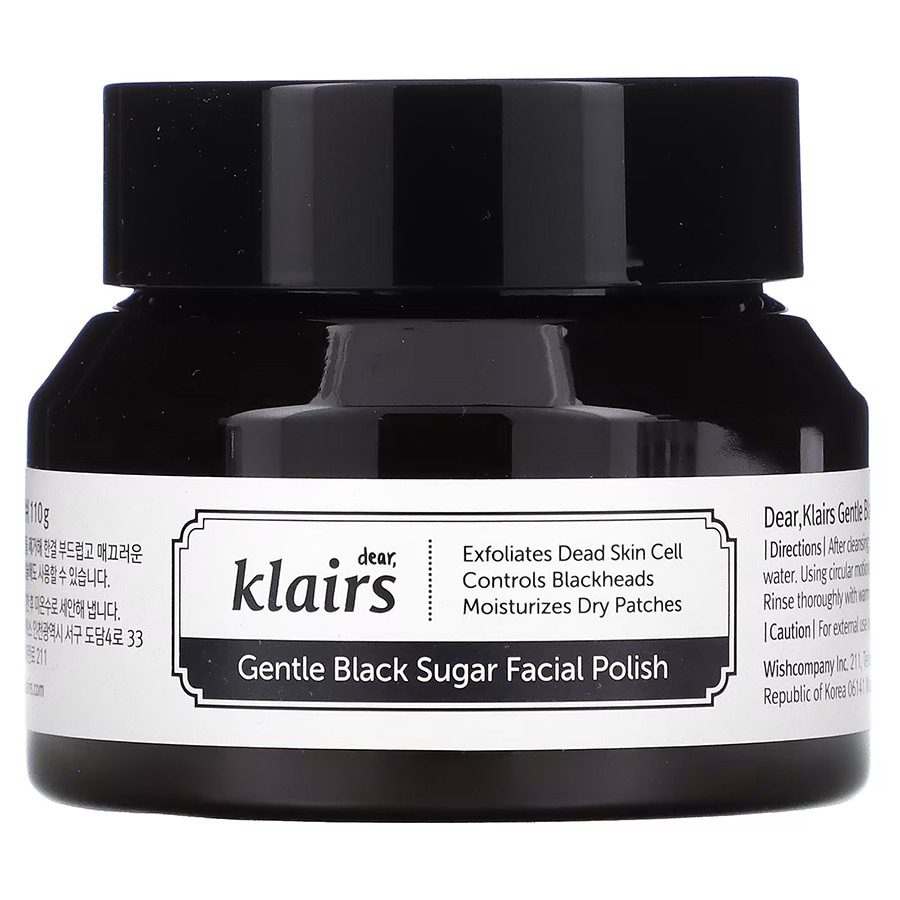 Dear Klairs Gentle Black Sugar Facial Polish  Scrub Fata 110 g