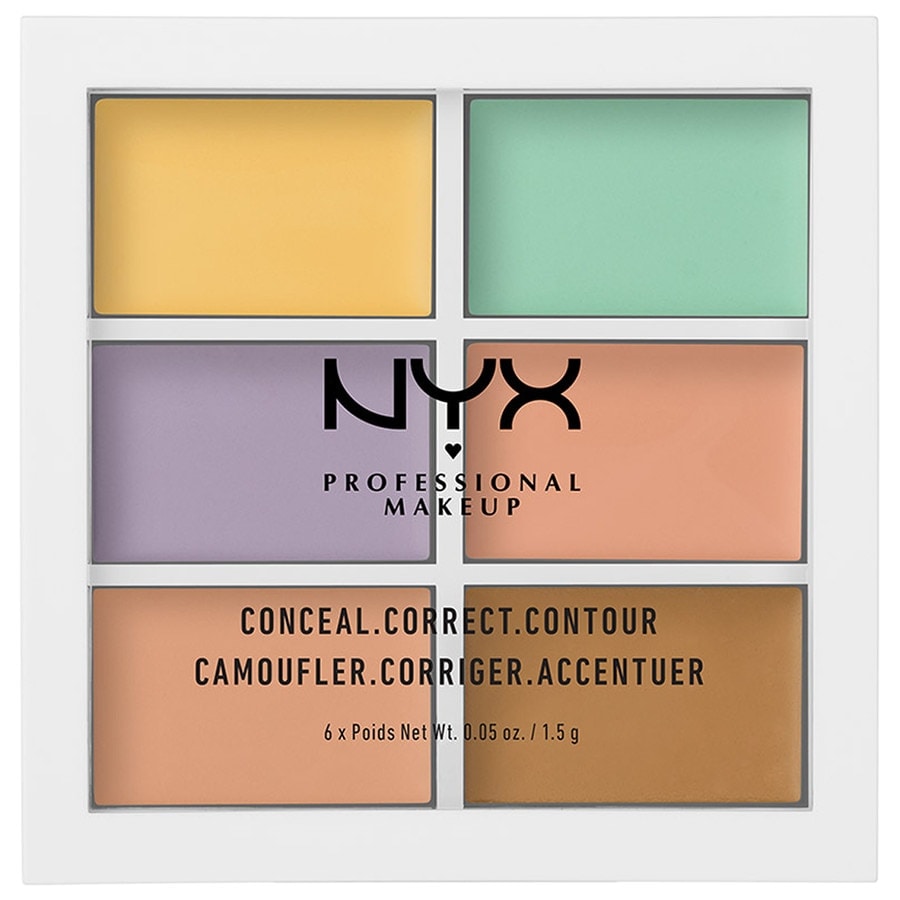 NYX Professional Makeup Conceal, Correct And Contour Palette Color Correcting Paleta Machiaj 9 g