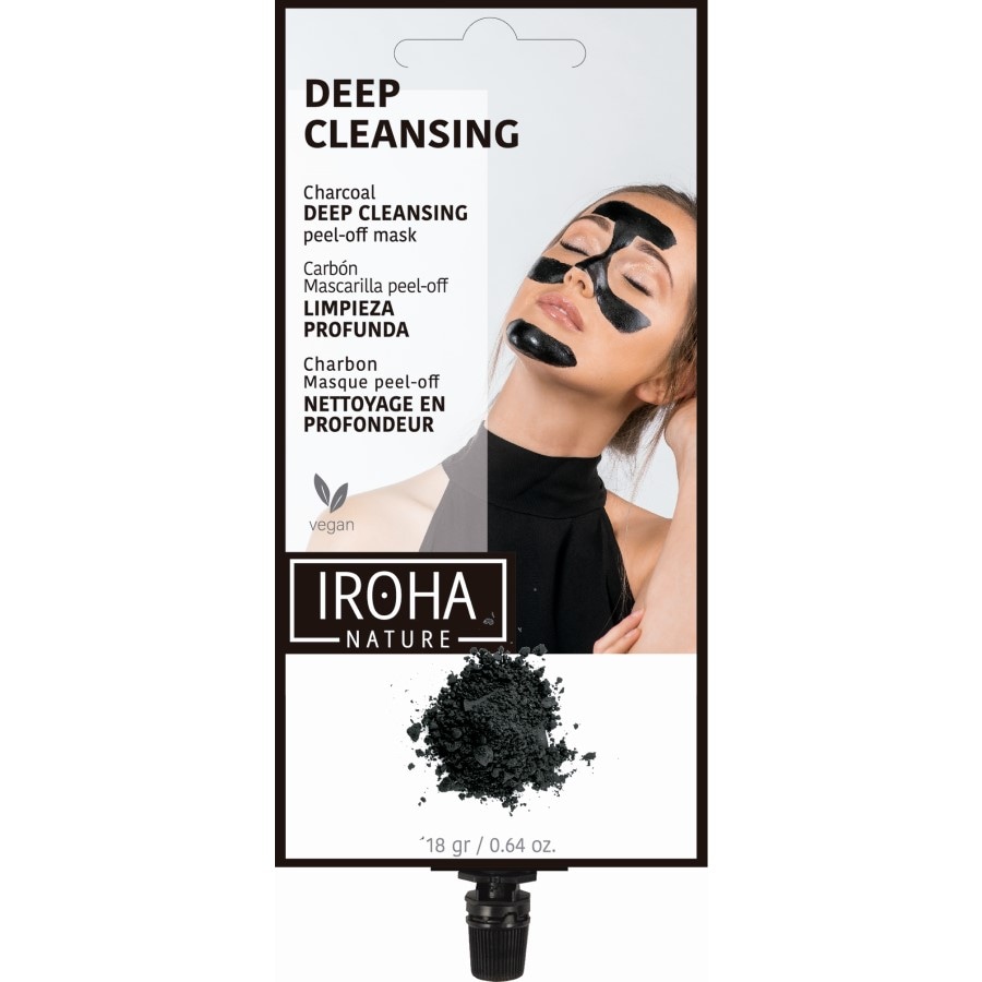 Iroha Black Peel-off MaskCharcoal-Detox  Masca 18 ml