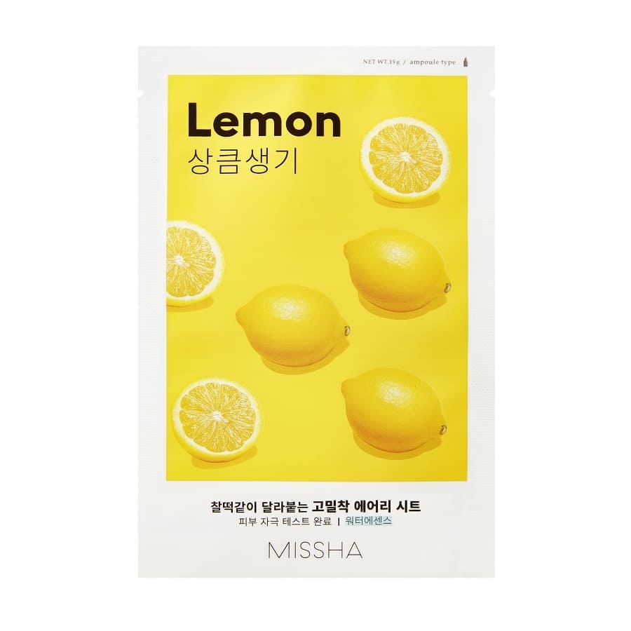 Missha Airy Fit Sheet Mask Lemon  Masca Fata 19 g