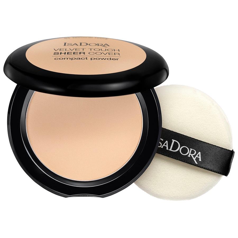 Isadora Velvet Touch Sheer Cover Compact Neutral Ivory Pudra 10 g