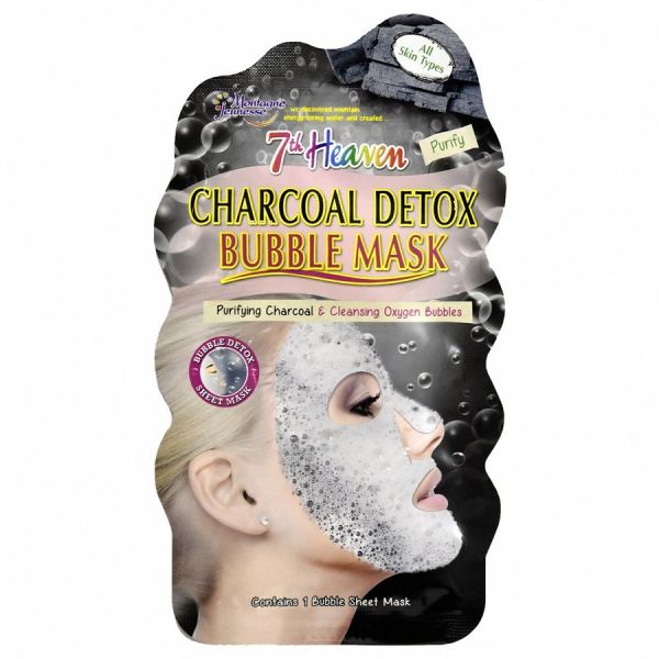 7th Heaven Charcoal Bubble Mask  Masca 1 Bucată