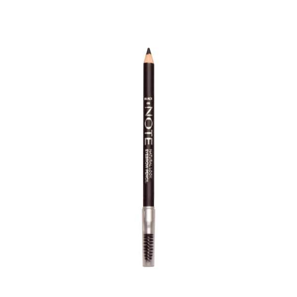 Note Cosmetique Natural Look Eyebrow Pencil Black Creion Sprancene 1.08 g