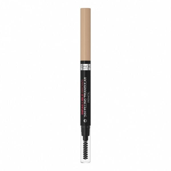 L'Oreal Paris 24H Filling Triangular Pencil Blonde Creion Sprancene 1 ml