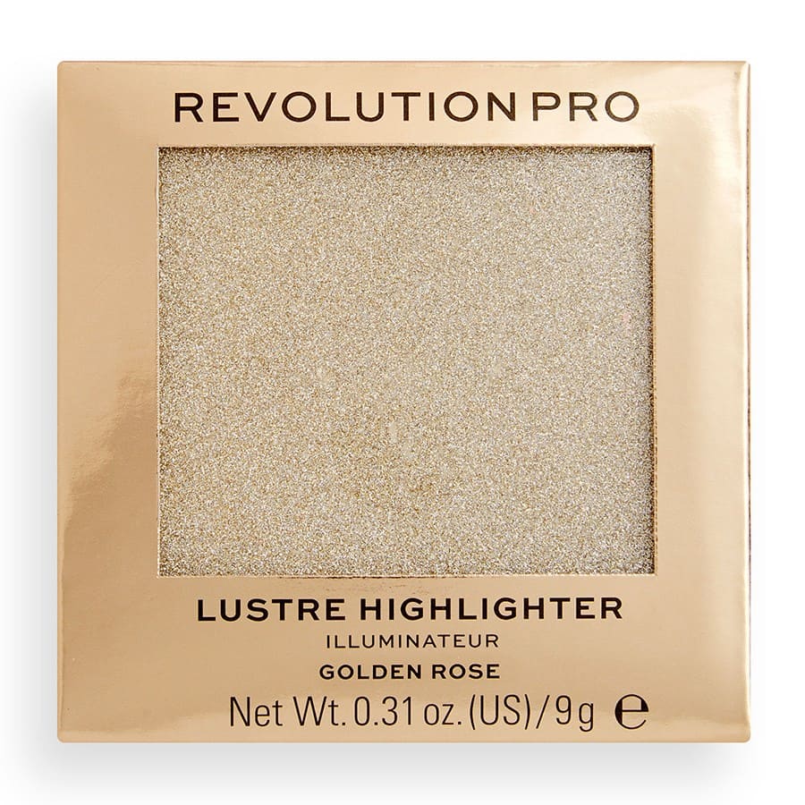 Revolution Pro Lustre Highlighter Golden Rose Iluminator 9 g