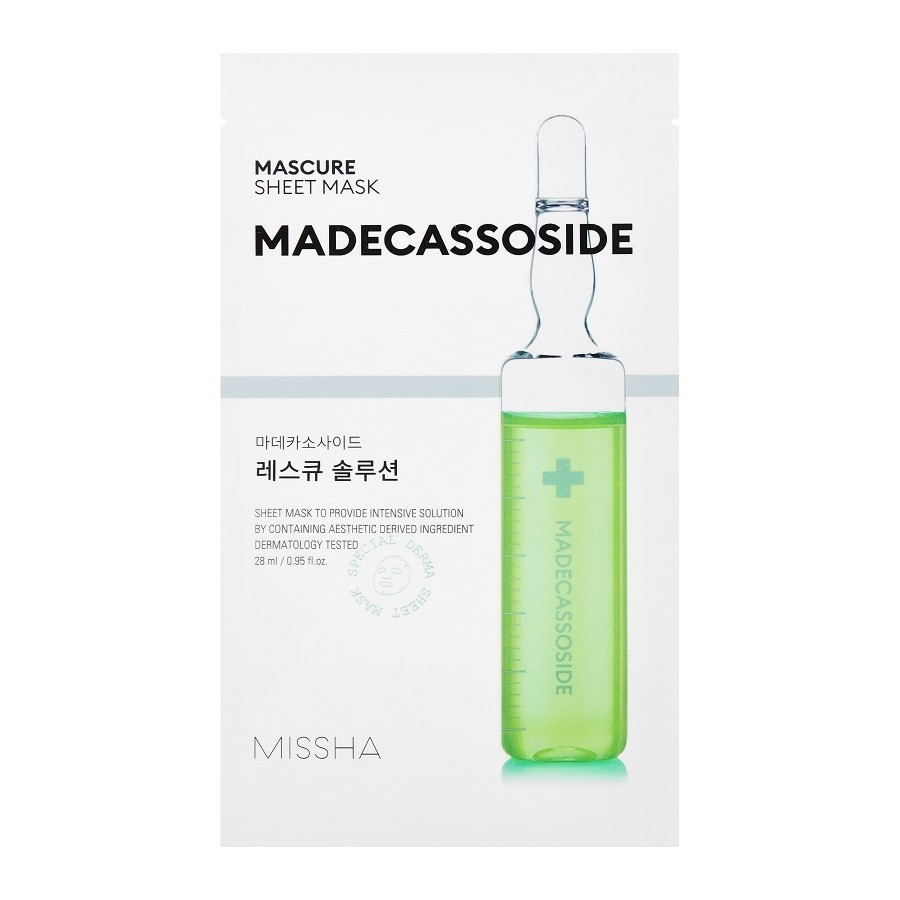 Missha Mascure Rescue Solution Sheet Mask Madecassoside  Masca Fata 28 ml