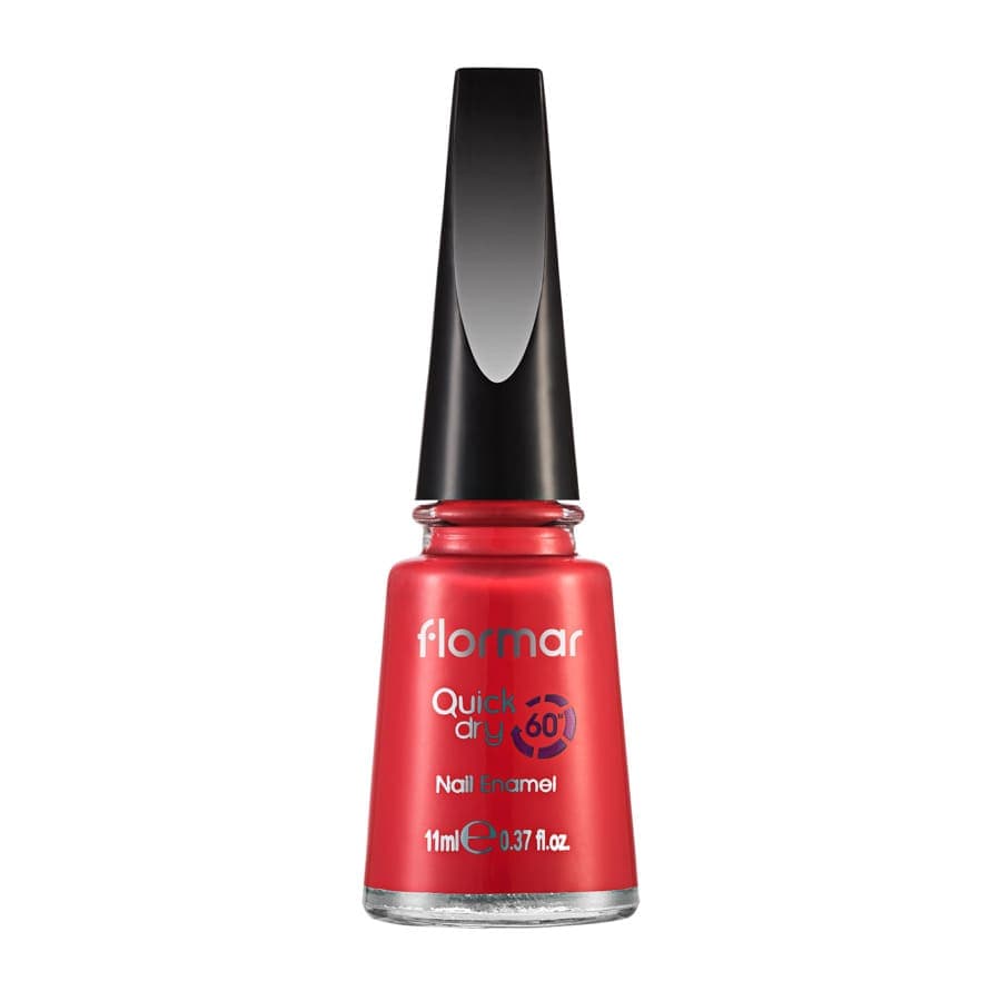 Flormar Quick Dry Nail Enamel Bright Coral Lac Unghii 11 ml