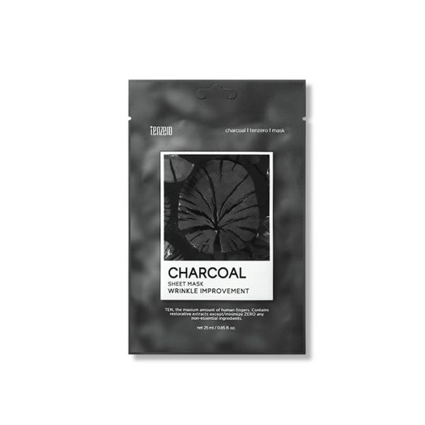 Tenzero Charcoal Sheet Mask  Masca Fata 25 ml