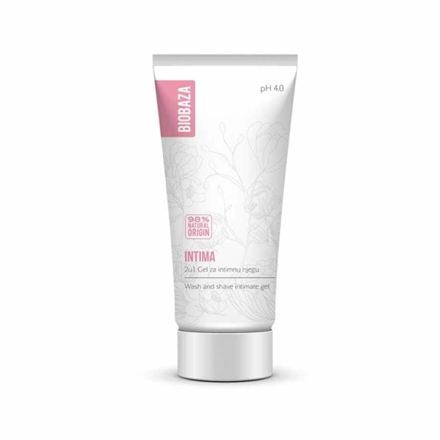 Biobaza Intima 2 In 1 Wash And Shave Intimate Gel  Gel Intim 30 g