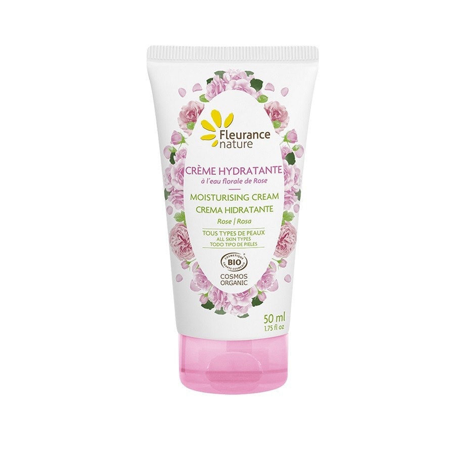 Fleurance Nature Moisturising Cream With Rose  Crema Fata 50 ml