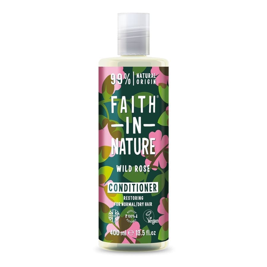 Faith in Nature Wild Rose Conditioner Restoring For Normal & Dry Hair  Balsam 400 ml