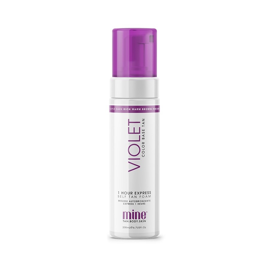 MineTan Violet Self Tan Foam  Autobronzant 200 ml