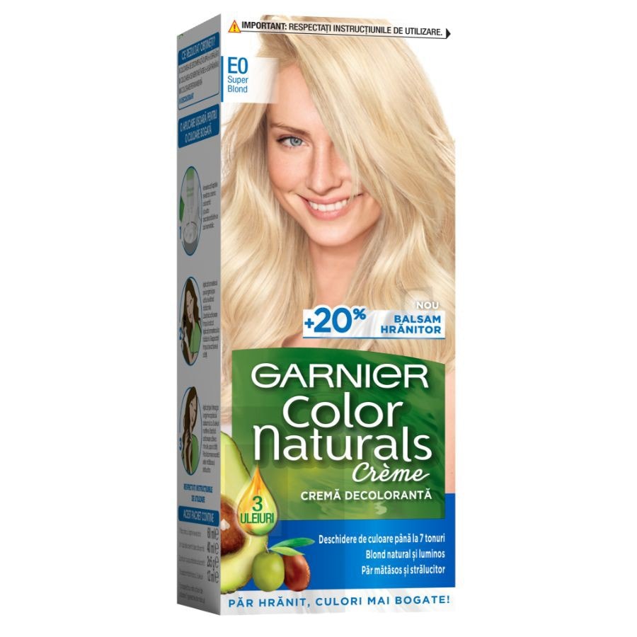 Garnier Color Naturals Vopsea De Par Permanenta EDecol Super Blond Vopsea Par 1 Bucată