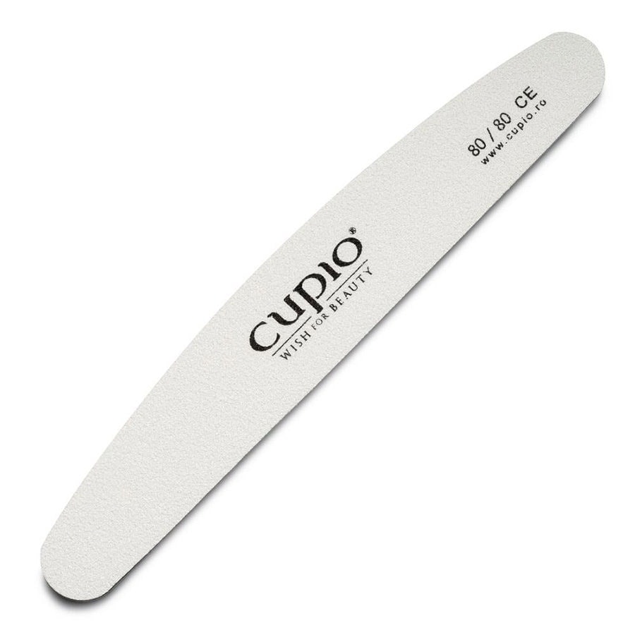 Cupio Pila Profesionala Semiluna 80/80  Pila Unghii 1 Bucată