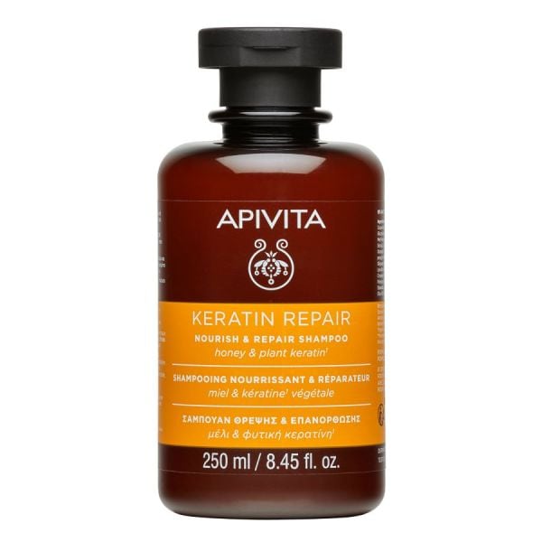 Apivita Nourish And Repair Shampoo For Dry-Damaged Hair  Sampon 250 ml