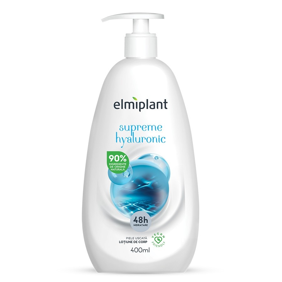 Elmiplant Crema De Corp Supreme Hyaluronic  Lotiune Corp 400 ml