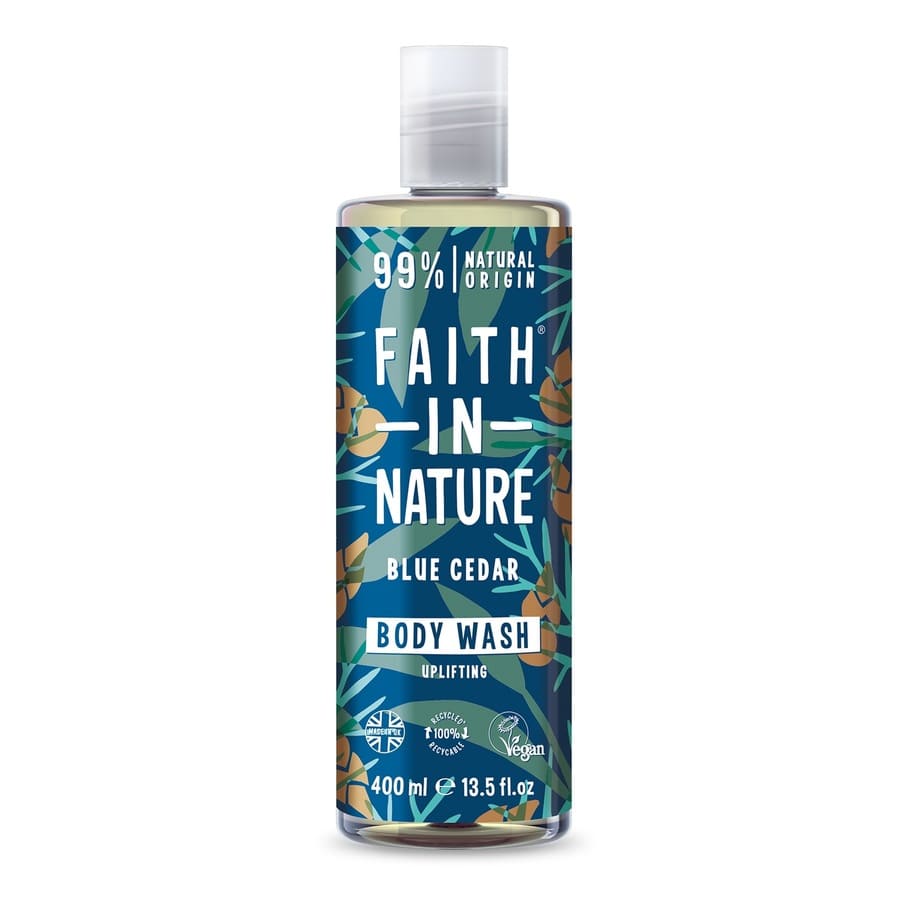 Faith in Nature Blue Cedar Body Wash For Men  Gel Dus 400 ml