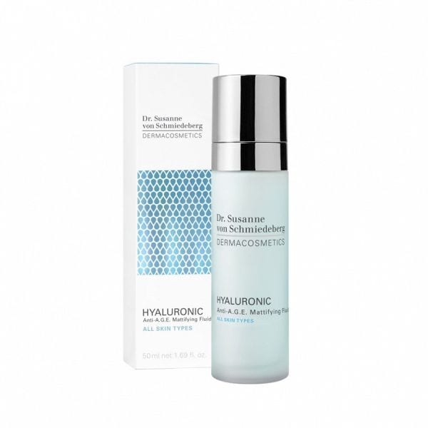Dr. Susanne von Schmiedeberg Hyaluronic Anti-A.G.E. Mattifying Fluid  Crema Fata 50 ml