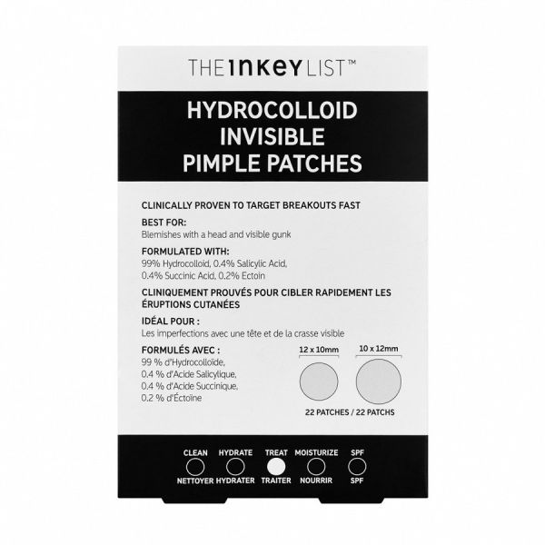 The Inkey List Hydrocolloid Pimple Patches  Plasturi 22 Bucată