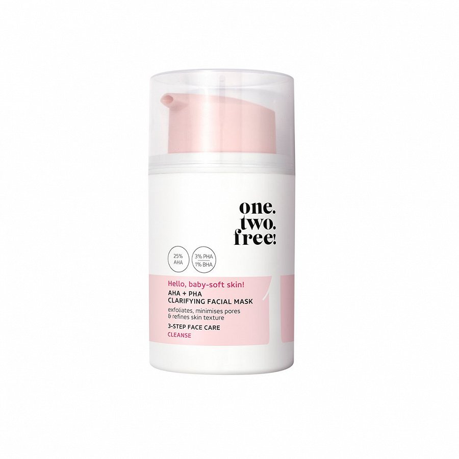 one.two.free! AHA + PHA Clarifying Facial Mask  Masca 50 ml