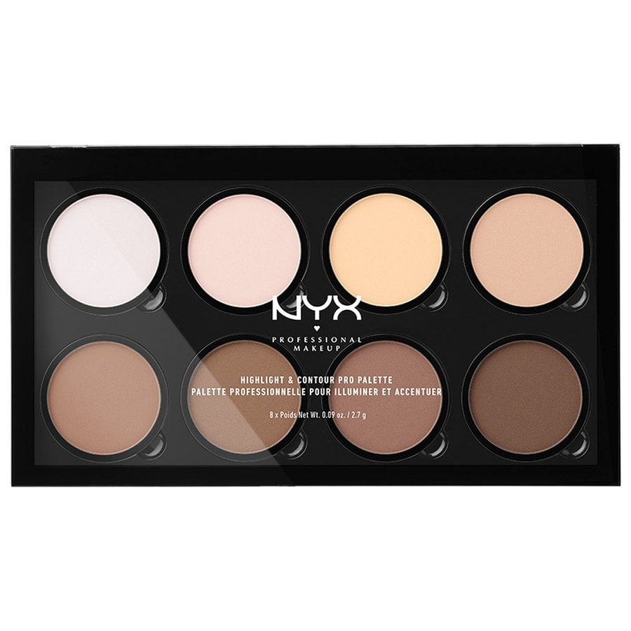 NYX Professional Makeup Highlight And Contour Pro Palette  Paleta Machiaj 21.6 g