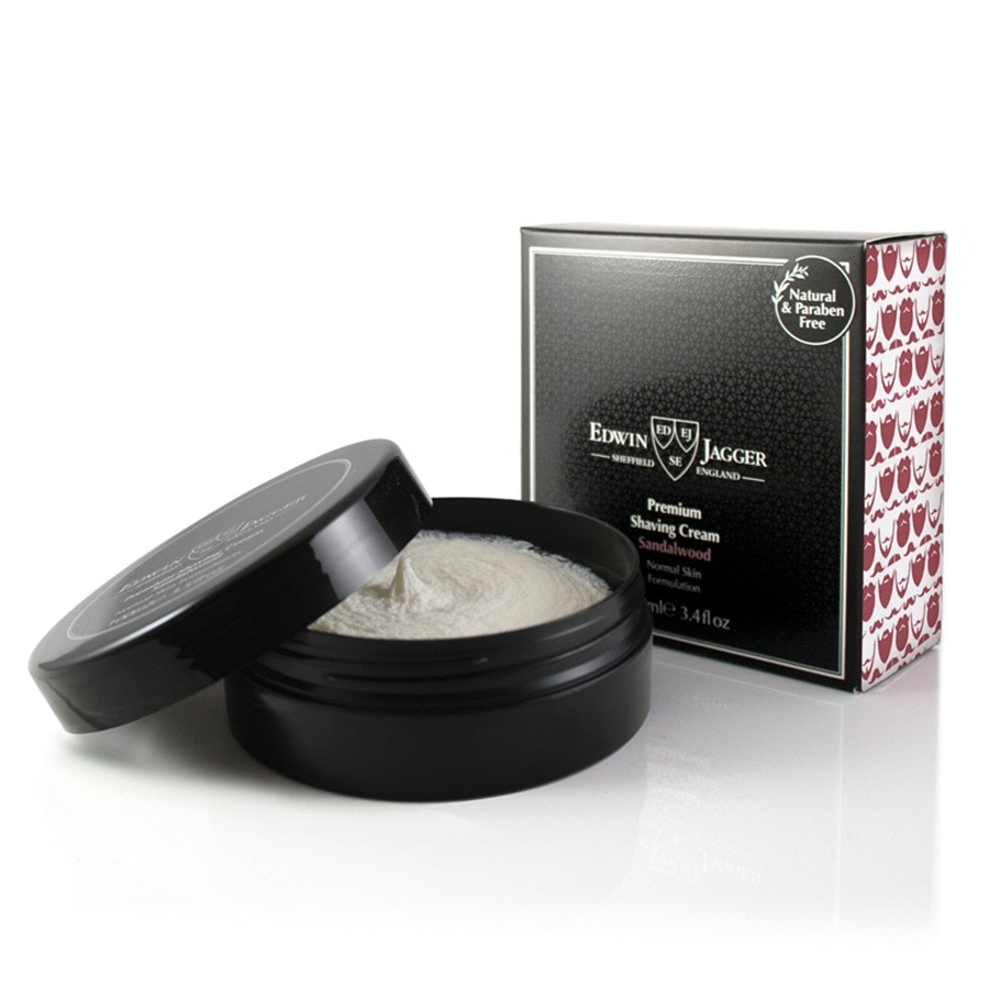 Edwin Jagger Premium Shaving Cream Sandalwood  Crema Barbierit 1 Bucată
