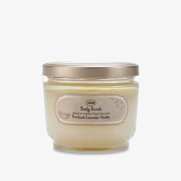 Sabon Body Scrub Patchouli- Lavander-Vanilla  Exfoliant Corp 600 g