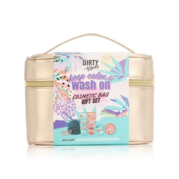 Dirty Works Keep Calm And Wash Bag  Set Ingrijire 1 Bucată