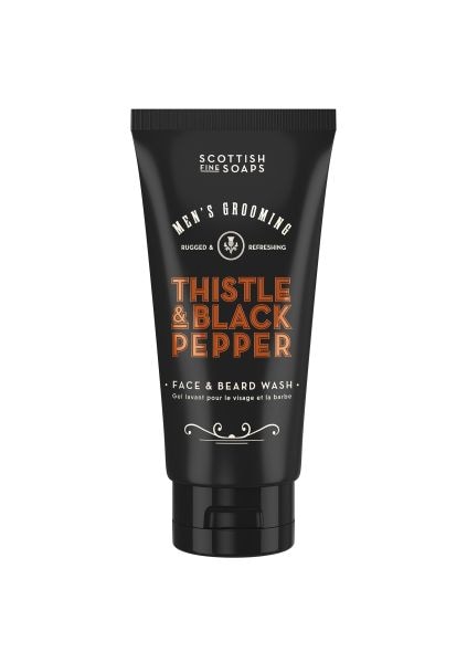Scottish Fine Soaps Mens Grooming Thistle & Black Pepper Facial Wash  Sapun Barba 150 ml