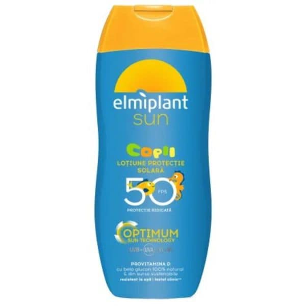 Elmiplant Kids Sun Protection Lotion Spf 50 For Children  Protectie Solara 200 ml