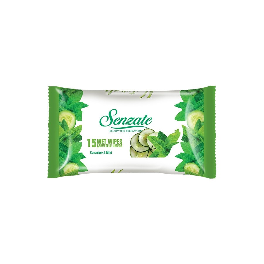 Senzate Servetele Umede Cucumber&Mint  Servetele Umede 1 Bucată