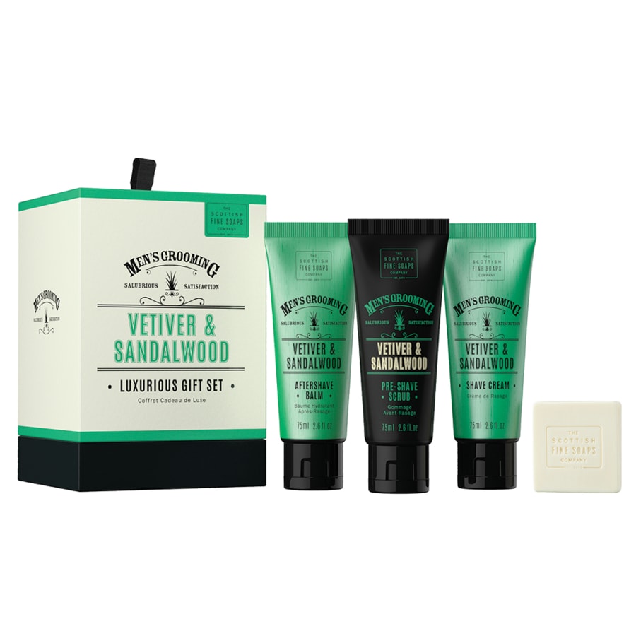 Scottish Fine Soaps Vetiver & Sandalwood Gift Set  Set Ingrijire 1 Bucată