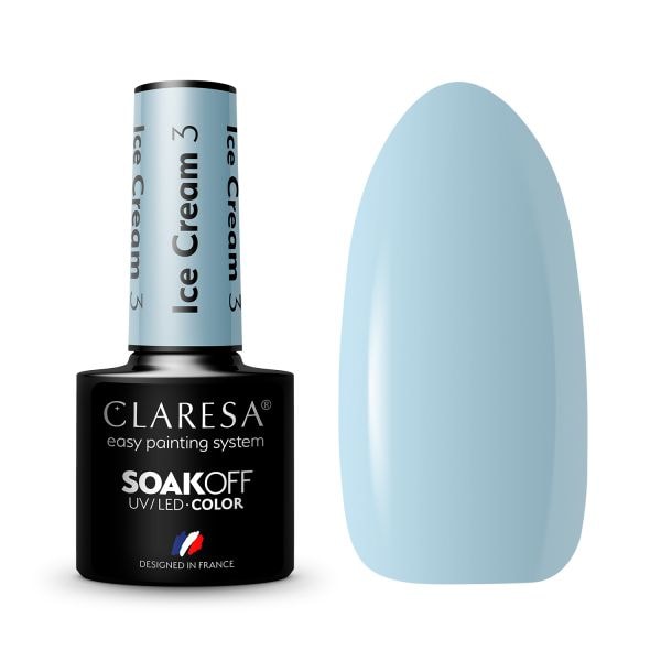 Claresa Soak Off UV/LED Color Ice Cream  Lac Unghii 5 g