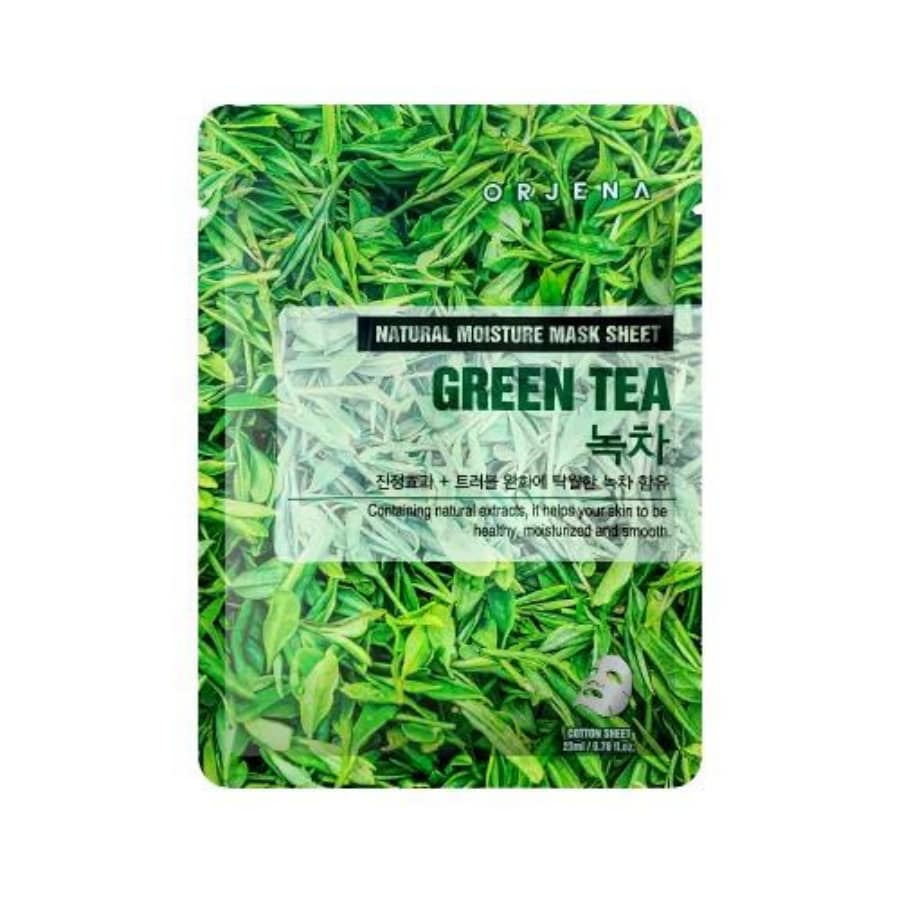 Orjena Natural Moisture Mask Sheet -Green Tea  Masca 1 Bucată