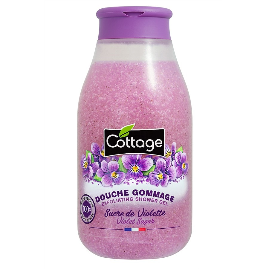 Cottage Shower Scrub Violete  Exfoliant Corp 270 ml