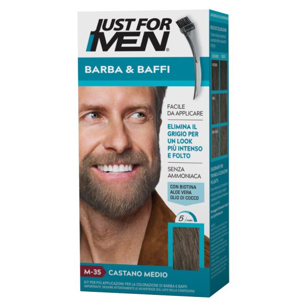 Just for Men Beard And Moustache Paint Medium Brown M- Vopsea Barba 69 ml