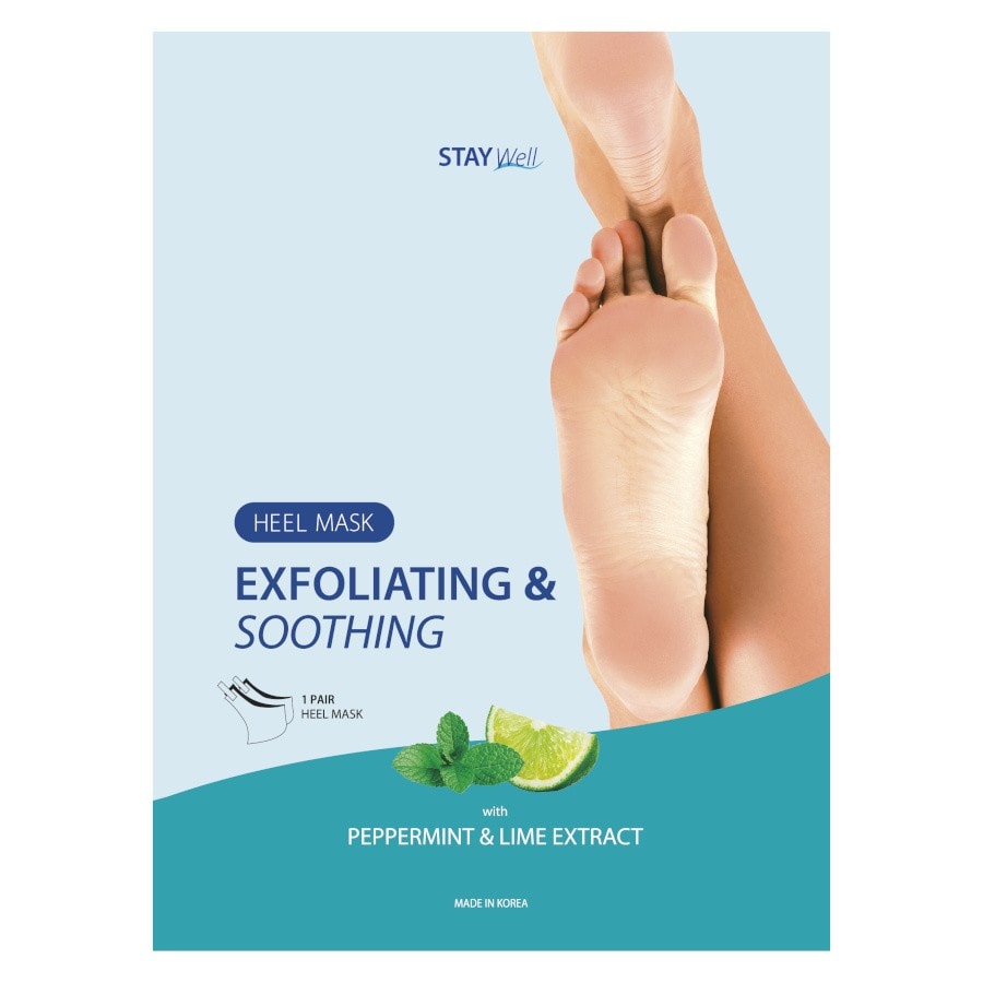 Stay Well Soothing Heel Mask Peppermint & Lime  Masca Picioare 18 g