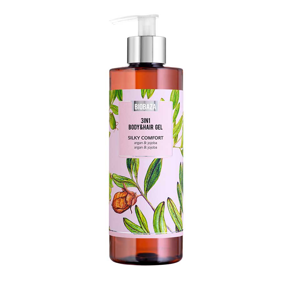 Biobaza Silky Comfort Body & Hair  Gel Dus 400 g