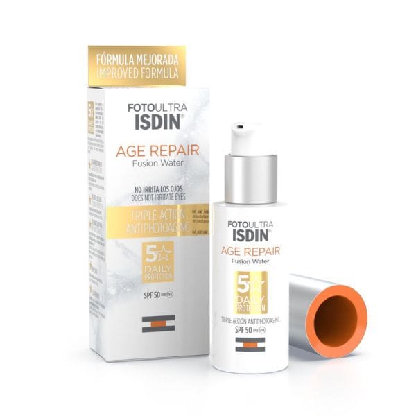 Isdin Fotoultra Isdin Age Repair Fusion Water SPF 50  Protectie Solara 50 ml