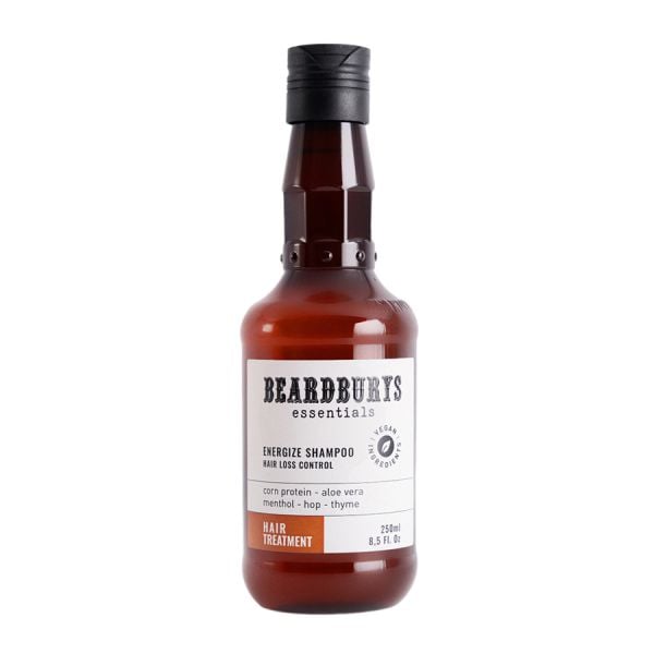 Beardburys Energize Shampoo Hair Loss Control  Sampon 250 ml