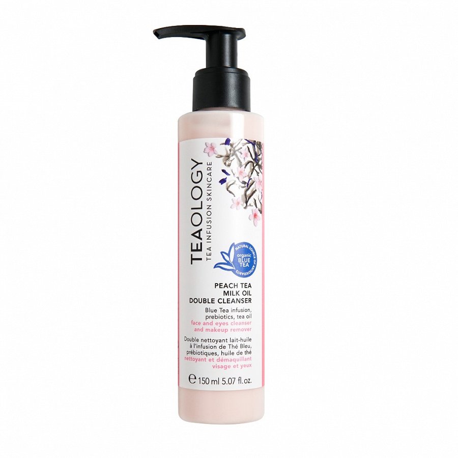 Teaology Peach Tea Milk-Oil Double Cleanser  Gel Curatare 150 ml