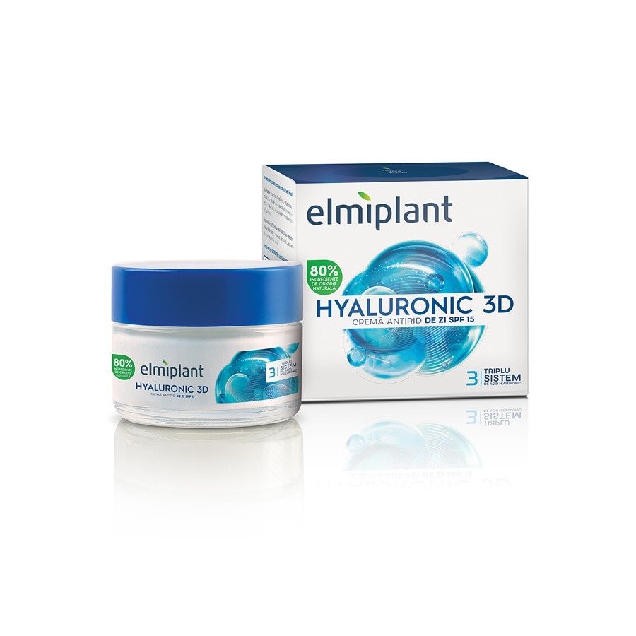 Elmiplant Crema Antirid De Zi Hyaluronic  Crema Fata 50 ml
