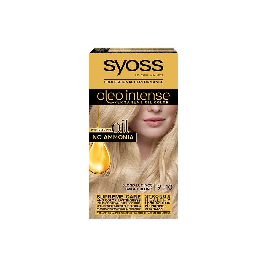 Syoss Vopsea De Par Permanenta Oleo Intense Blond Luminos Vopsea 115 ml