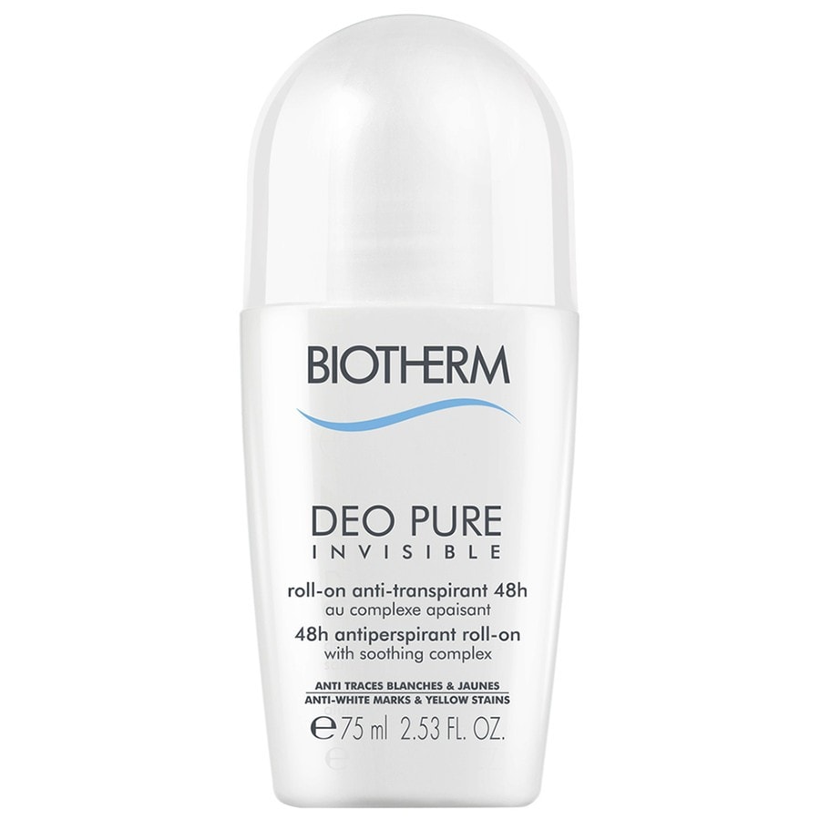 Biotherm Deodorant Pure Invisible Roll On 48H  Deodorant 75 ml